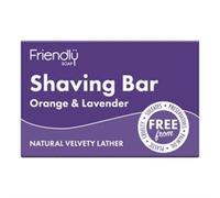 Friendly Soap Shaving Bar - Orange & Lavender 95g