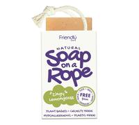 Friendly Soap Zingy Lemongrass Soap on a Rope - 125g