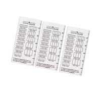 Friendly Stitching Gauge Ruler Crafting Tool with Instants Row Counting for Knitting Crochet Portable Crochet Ruler