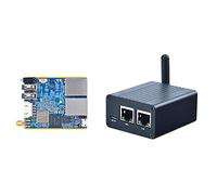 FriendlyElc Nanopi R1 WiFi Mini Portable Travel Router OpenWRT with Dual Ethernet Ports 1GB DDR3 Based in Allwinner H3 Soc for IOT NAS Smart Home Gateway
