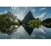 friends 500 piece jigsaw,Natural beauty,Soufrière,Caribbean Sea,Saint Lucia,West Indies 52x38CM