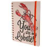Friends A5 Spiral Notebook - Tu Es Mon Lobster,Pink