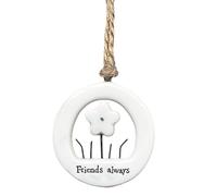 Friends Always | Little Ceramic Ornament | Cracker Filler | Mini Gift