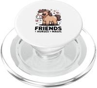 Friends And Horses Equals Magic Pony Love PopSockets PopGrip for MagSafe