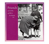 Friends are for Life Birthday Greeting Card Square Milk Range Cards