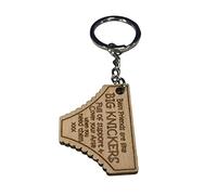 Friends Are Like Big Knickers Full Of Support Cover Your Arse When You Need Them Keychain Funny Friends Gift Holiday For Bestfriend Gifts Stainless Steel Key Ring Organizer for (Brown, One Size)