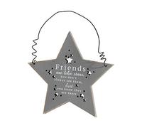 Friends Are Like Stars Wooden Plaque