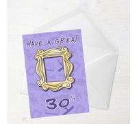 Friends Birthday 30th Greetings Card - Large Card