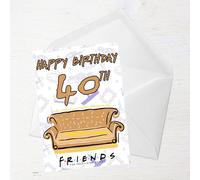 Friends Birthday 40th Greetings Card - Large Card