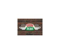 Pyramid International Central Perk Brick Maxi Poster, Wood, Multi-Colour, 61 x 91.5 cm