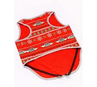 Friends Central Perk Christmas Dog Pyjamas Red (L)