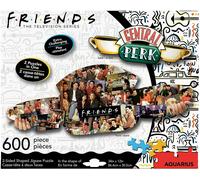 AQUARIUS NMR Distribution 75029 Central Perk Double Face Puzzle 600P 86X30 Cm, White, One Size
