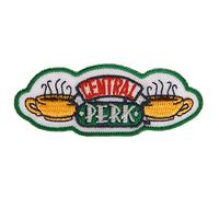 FRIENDS Central Perk Embroidered Iron On Patch (One Size) (Yellow/Green/White)