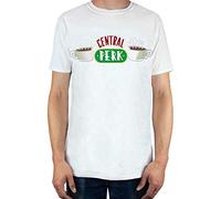 FRIENDS Central Perk Mens T-Shirt TV Show Sitcom Merchandise L White
