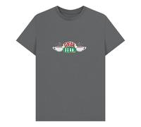 Friends Central Perk Unisex T-Shirt in Dark Grey | Size: 2XL Friends Dark Grey 2XL