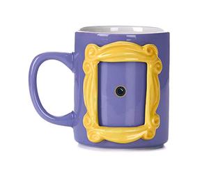 FRIENDS Ceramic Picture Frame Mug with Monica's Yellow Peephole 330ml