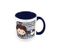 Friends Chibi Inner Two Tone Chandler Mug White/blue (One Size)