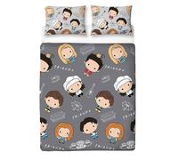 Friends Chibi Reversible Duvet Set | Size: Single Friends Multicolor Single