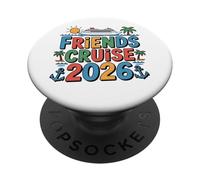 Friends Cruise 2026 Group Vacation Matching Travel Art PopSockets Adhesive PopGrip