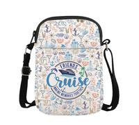 Friends Cruise Making Memories Together Gift Summer Vocation Gift Cruise Travel Time Crossbody Bag, Friends Cruise Cb, 0