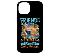 Friends Cruise Together Lasts Forever Funny Ship Cruise Trip Case for iPhone 14