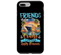 Friends Cruise Together Lasts Forever Funny Ship Cruise Trip Case for iPhone 7 Plus/8 Plus