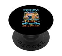 Friends Cruise Together Lasts Forever Funny Ship Cruise Trip PopSockets Adhesive PopGrip