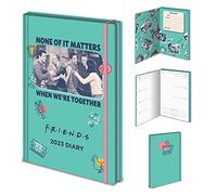 Friends Diary 2023, A5 Hard Cover, Week to a View Planner (Together Design) - Official Merchandise (UTPM4546_1)