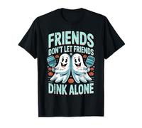 Friends Don't Let Friends Dink Alone Halloween Pickleball T-Shirt