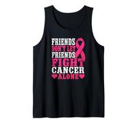 Friends Don't Let Friends Fight Cancer Alone Breast Cancer Tank Top
