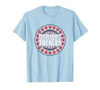 Friends Don't Let Friends Miss Trebles - Darts Player Gift T-Shirt, Men, Baby Blue, M