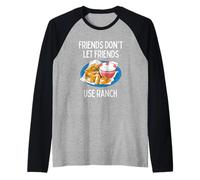 Friends Don't Let Friends Use Ranch - Buffalo, NY Foodie Raglan Baseball Tee