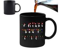 Friends Dont Lie - Magic Heat Changing Colour Mug Heat Sensitive Coffee Cup Ceramic Tea Mug with Thermo Graphic Ink