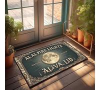 Friends Door Mat Alpine Lights: A Moonlit Adventure In Alva, Lid Doormat Door Mats For Outside Entry Large Door Mats Outdoo(40X60CM)