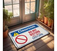 Friends Door Mat Classroom Sign: Do Not Disturb - Warning Symbol Doormat Door Mats For Outside Entry Large Door Mats Outdoo(40X60CM)