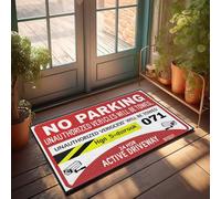 Friends Door Mat No Parking: Unauthorized Vehicles Will Be Towed Doormat Door Mats For Outside Entry Large Door Mats Outdoo(40X60CM)
