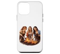 Friends Enjoying Fire Grill Cooking Together Case for iPhone 12 mini