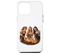 Friends Enjoying Fire Grill Cooking Together Case for iPhone 12 Pro Max