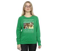 Friends Fair Isle Holiday Armadillo Sweatshirt In Green Green XL