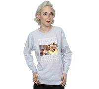 Friends Fair Isle Holiday Armadillo Sweatshirt In Grey Grey XL