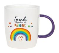 Friends Fill Your Life with Rainbows Rainbow Mug in A Gift Box Gift for Her 315894