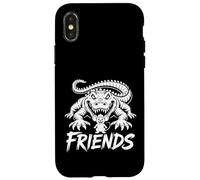 Friends for life - Alligator and Mouse Friendship Case for iPhone X/XS