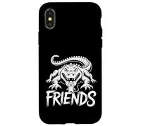 Friends for life - Alligator and Mouse Friendship Case for iPhone X/XS