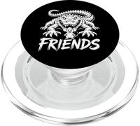 Friends for life - Alligator and Mouse Friendship PopSockets PopGrip for MagSafe