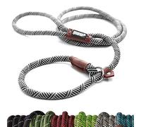 Friends Forever Extremely Durable Dog Rope Leash, Premium Quality Mountain Climbing Rope Lead, Strong, Sturdy Comfortable Leash Supports The Strongest Pulling Large Medium Dogs 6 feet, White