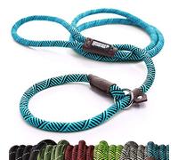Friends Forever Extremely Durable Dog Rope Leash, Premium Quality Mountain Climbing Rope Lead, Strong, Sturdy Comfortable Leash Supports The Strongest Pulling Large Medium Dogs 6 feet, Blue