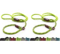 Friends Forever Extremely Durable Dog Rope Leash, Premium Quality Training Slip Lead, Reflective, Thick Heavy Duty, Sturdy, No Pull, Comfortable For The Strong Large Medium Small Pets 6 feet, Green