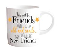 Friends Forever Funny Mug for Birthday Gift Present Secret Santa Christmas Mum Dad Son Daughter Father's Day Mother's Day Anniversary Wife Husband Girlfriend Boyfriend Work Colleague