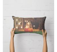 Friends Fountain Rectangular Cushion - 30x50cm - Soft Touch