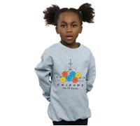 Friends Girl's Fountain & Umbrellas Sweatshirt in Grey | Size: 7-8 Years Friends Grey 7-8 Years